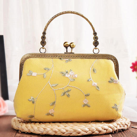 YS-12459复古链条斜挎帆布包 商品图1