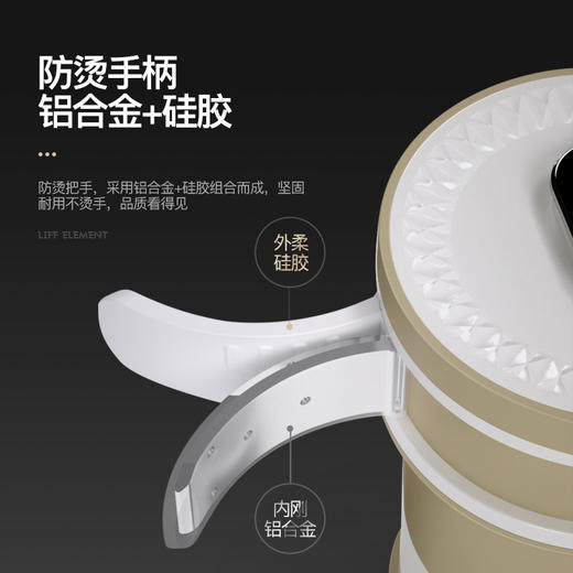 【生活元素折叠压缩式电热水壶】厨房电器旅行便携烧水壶迷你保温水壶 商品图2