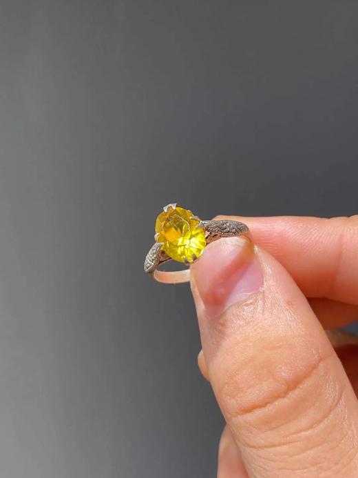 有色半宝石镶银戒指两件， 顺丰包邮 商品图1