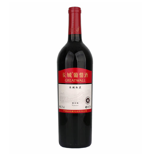 [红酒]长城红星解百纳干红葡萄酒 12.5度 750ml 商品图0