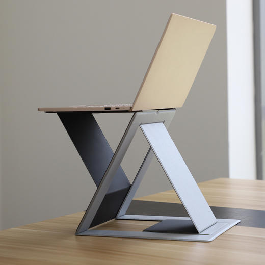 「MOFT Z 可折叠站立多角度电脑支架」适用于苹果笔记本电脑支架轻薄隐形便携 商品图0