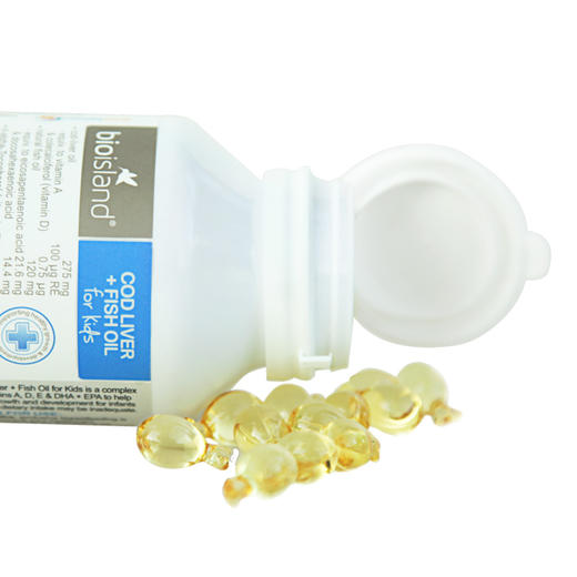 bio island澳洲进口婴幼儿童鳕鱼肝油dha深海鱼油胶囊 商品图1