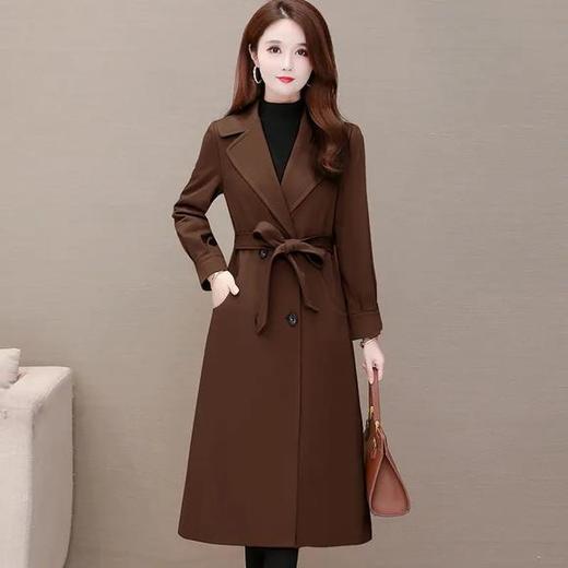 YWE-20B69X阔太太气质高贵长袖风衣外套 商品图1