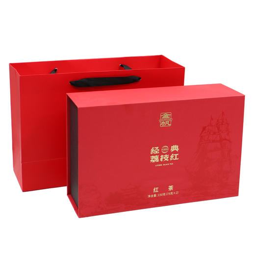 金帆丨经典荔枝红 红茶 特级 礼盒装 150g（配手提袋） 商品图1