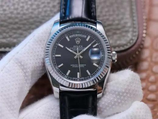 N劳li士日志系列：星期日历型，瑞士2836自动机械,36毫米,中性，密底，，蓝宝石水晶玻璃，防水100米。 商品图0