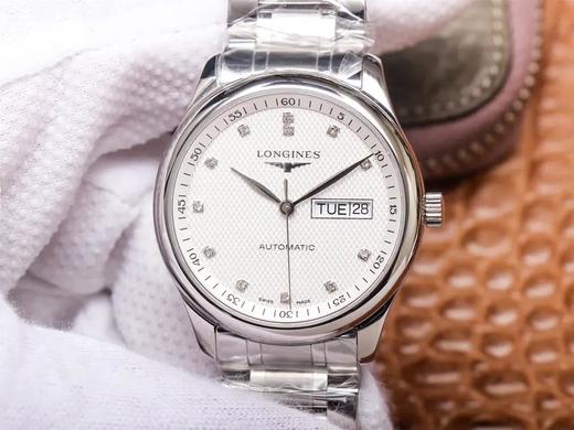 KY浪qin名匠双日历系列，38.5×11mm，316L精钢， 机芯eta2836-2，所有配件与原装通用，男士腕表，自动机械机芯，精钢表带，透底。 商品图0