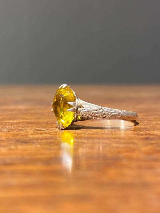 有色半宝石镶银戒指两件， 顺丰包邮 商品图3