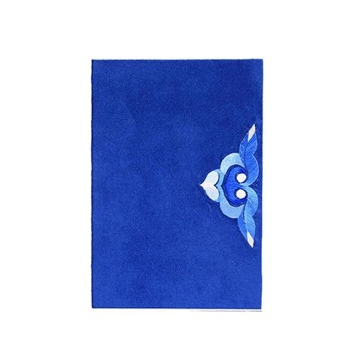 深山集市 蓝色 紫色 灰色 刺梨花笔记本 手工绒布刺绣刺梨花笔记本  书写 送礼 收藏用 麂皮绒 少数民族绣娘手作 含感谢信 商品图8