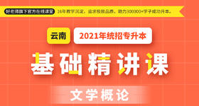 云南基础课文学概论试听