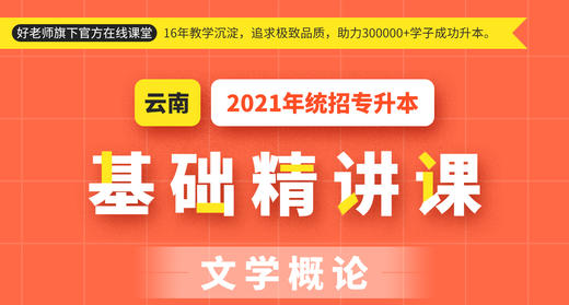 云南基础课文学概论试听 商品图0