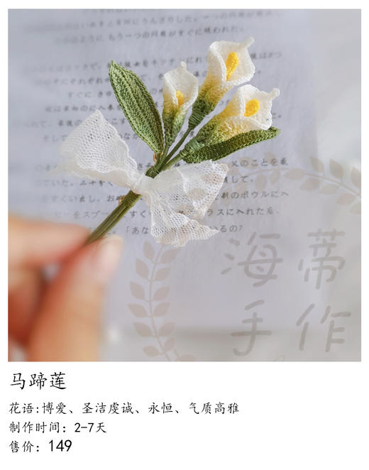 马蹄莲（微勾胸针） 商品图0