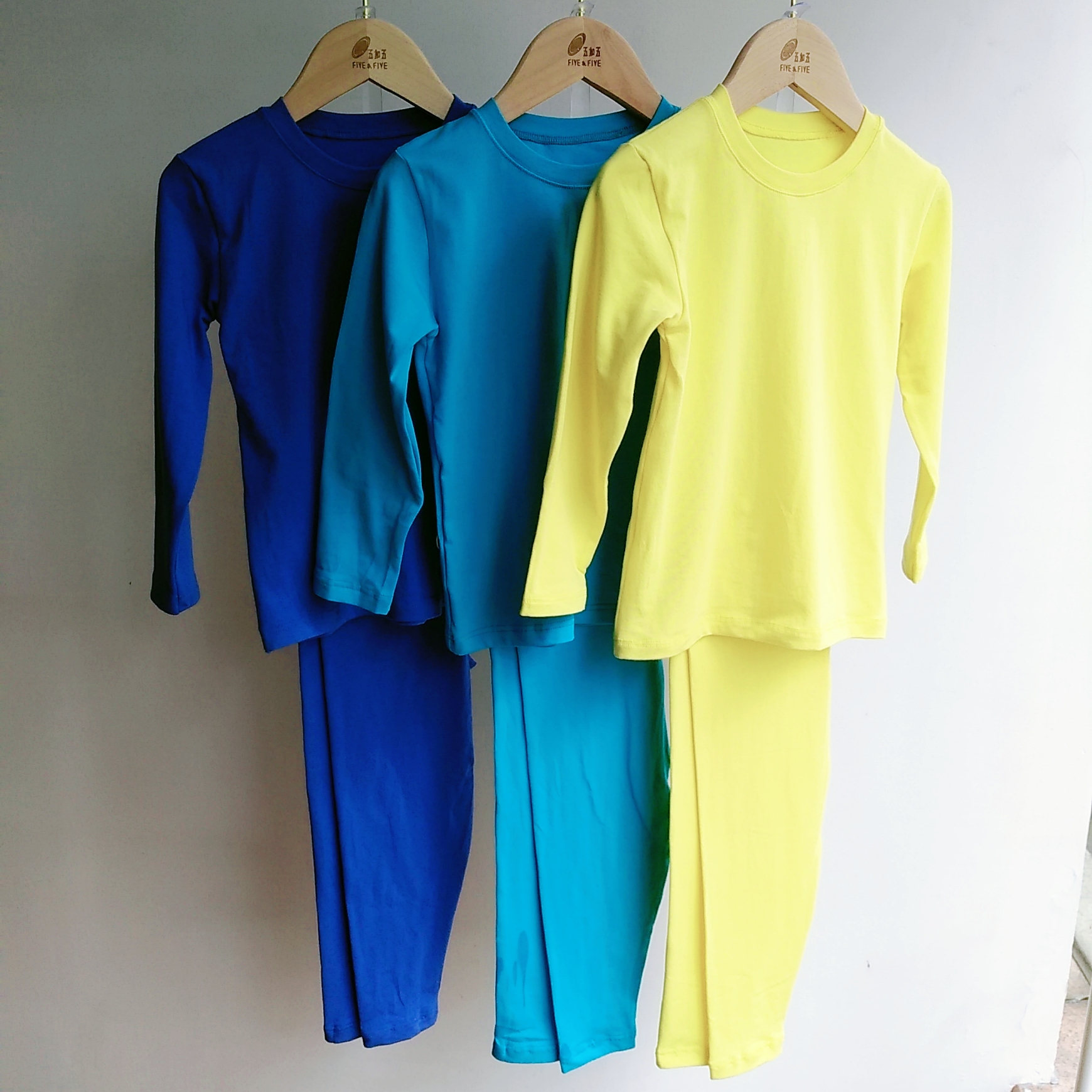 WD013男童莱卡棉秋冬保暖套装