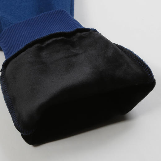 METTE童装休闲裤2020秋冬新品中大童男宝加绒保暖针织运动长裤子 商品图4