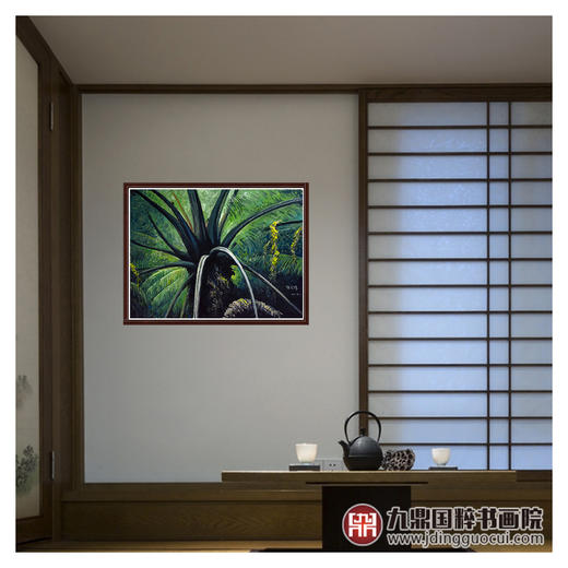 陈庆珠《蕨王》60*81cm 油画横幅作品 餐厅/茶室/卧室挂画 商品图3