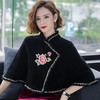 新品外搭配旗袍披肩仿水貂绒礼服斗篷披风CC-QY20101 商品缩略图1