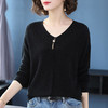 W-3321秋装新款长袖打底小衫中老年女春秋洋气上衣毛衣T恤高贵 商品缩略图4