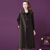 WXY-LD-82021W新款时尚优雅气质中长款羊毛大衣外套 商品缩略图1