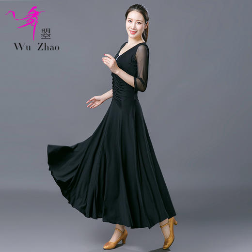 优雅性感水晶麻摩登连衣裙 商品图1