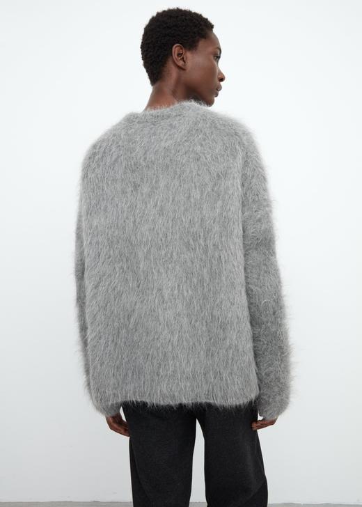 Toteme 20AW 黑色/银灰色BIELLA羊驼毛套头毛衣 商品图1