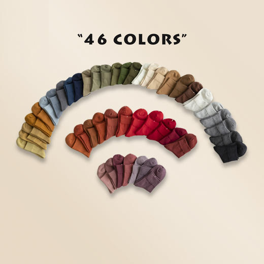 【HENNY RUE秋冬韩版彩色棉短袜、5双】中筒内衣基础四季款日系女袜子 商品图1