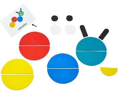 木质动物拼图 Wooden Pattern Blocks Animals Jigsaw Puzzle 商品图0