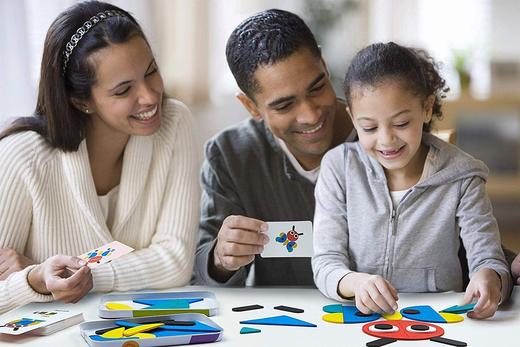 木质动物拼图 Wooden Pattern Blocks Animals Jigsaw Puzzle 商品图1