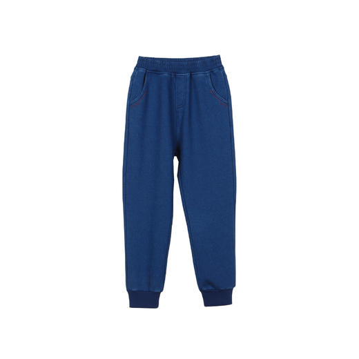 METTE童装休闲裤2020秋冬新品中大童男宝加绒保暖针织运动长裤子 商品图7