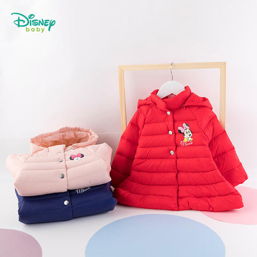 迪士尼(Disney)女宝宝羽绒服保暖外套上衣 商品图6