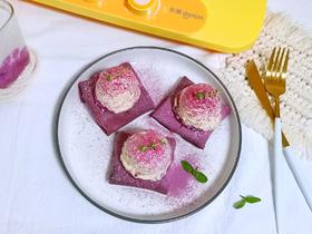 我猜你一定喜欢♡ | 冰淇淋紫薯可丽饼