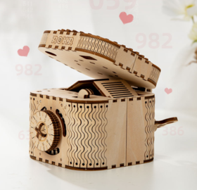 diy手工制作玩具 创意礼品 密码盒