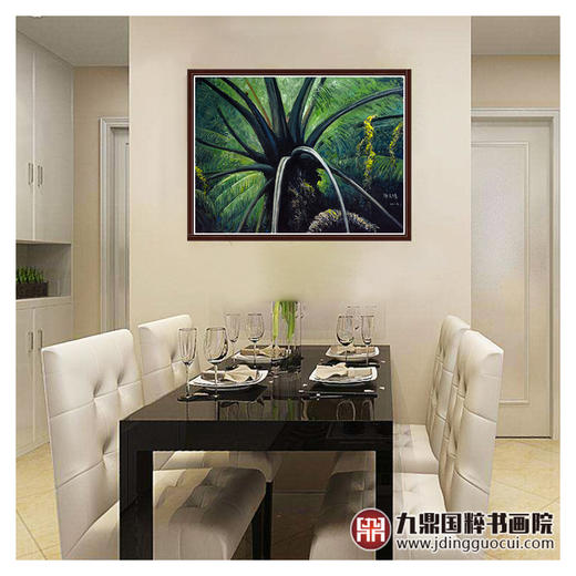 陈庆珠《蕨王》60*81cm 油画横幅作品 餐厅/茶室/卧室挂画 商品图2