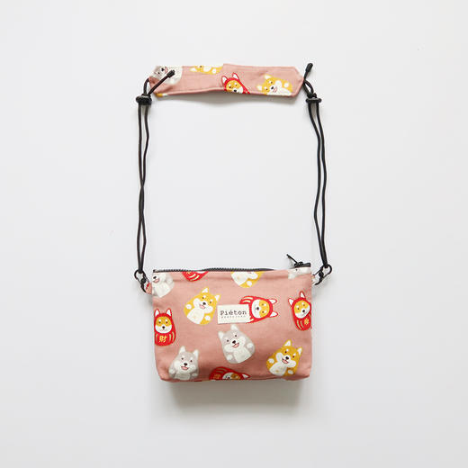 HUJI祤集pieton斜挎包风の花柴犬达摩蛋 商品图2