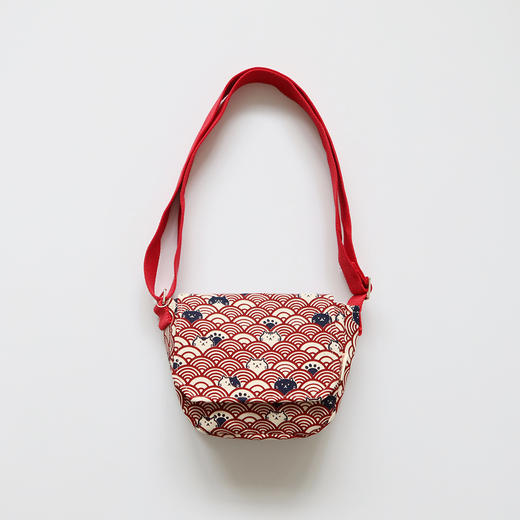 HUJI祤集Flap斜挎包插画祥云猫猫 商品图0