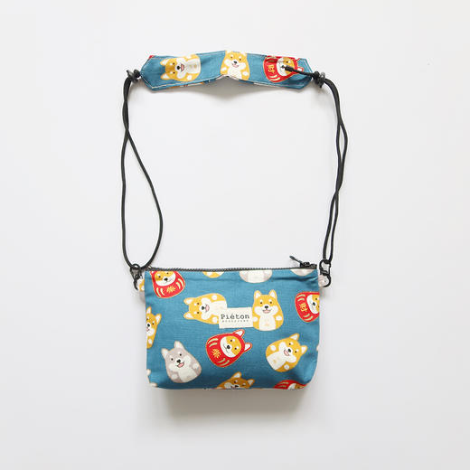 HUJI祤集pieton斜挎包风の花柴犬达摩蛋 商品图1