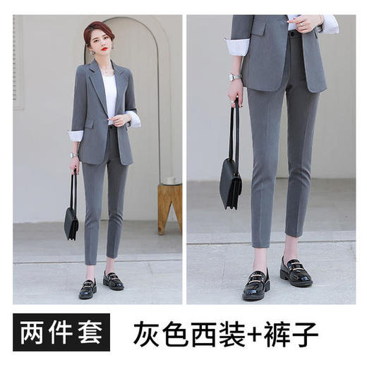 JH-ES6009秋冬新款时尚气质职业西服套装 商品图4