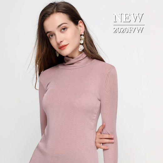 【秋冬必备，远红外发热】Zoe jenko远红外发热羊毛打底衫 瞬时即热 亲肤细腻 不易掉色 商品图0