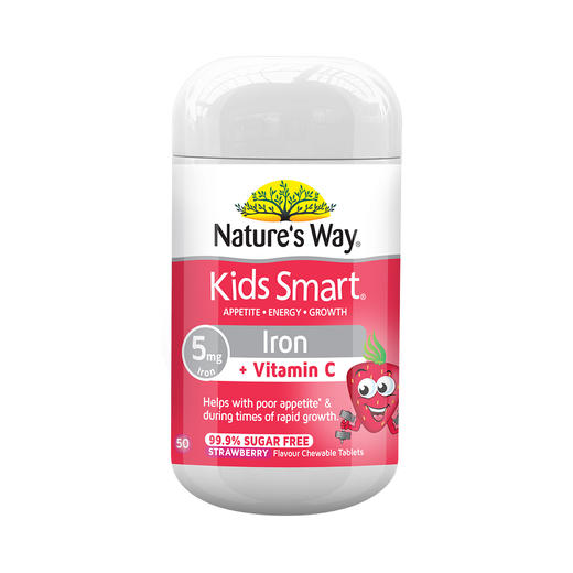 澳洲 Nature's Way佳思敏澳洲儿童钙铁锌补铁咀嚼片 商品图0