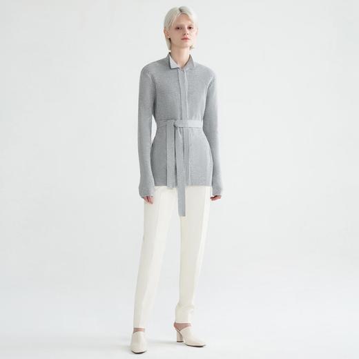 翻领针织开衫 商品图0