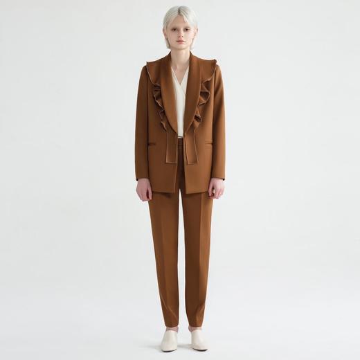 腰部压褶锥形裤 商品图0