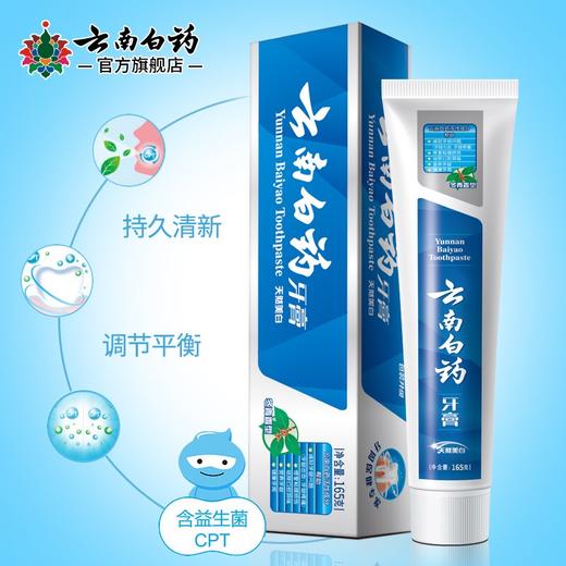 云南白药留兰香型牙膏210g 商品图2