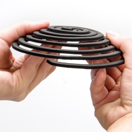 彩虹蚊香盘式防蚊家用优惠桶装驱蚊檀香型儿童文香灭蚊（艾草清香） 商品图3