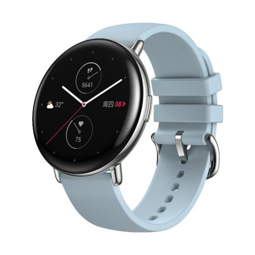 zepp e 时尚智能手表 运动蓝牙腕表心率检测手表 方屏皓月灰/圆屏极夜