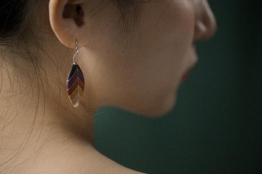 【守拙坊】小叶子耳坠（S925银钩） 商品图1