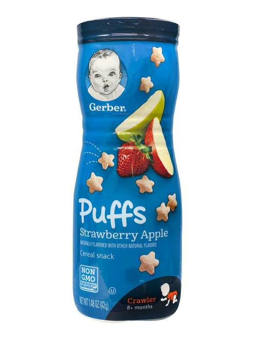 嘉宝 香蕉味/苹果草莓味/桃子味 星星泡芙 42g 商品图0