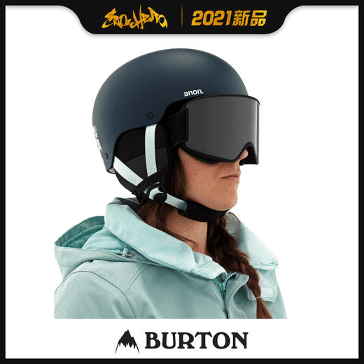 2021 BURTON W GRETA 3 ASIA NOOM BLUE M 商品图0
