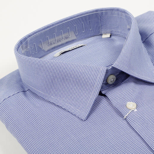 METTE男士纯棉衬衫 蓝色格子 7103008 商品图4