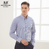 METTE男士蓝格子衬衫 7103002 商品缩略图0