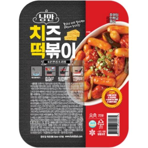 记忆中的国民学校炒年糕芝士味410g【中】추억의국민학교낭만치즈떡볶이410g 商品图0