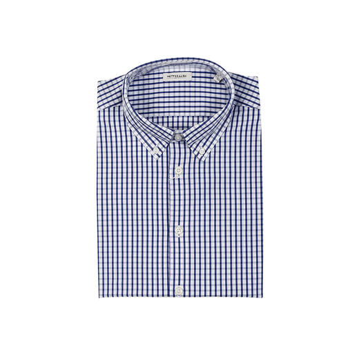 METTE男士蓝格子衬衫 7103002 商品图5