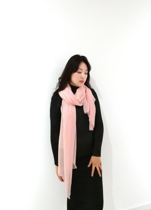 走进艺术时尚褶皱披肩 商品图2